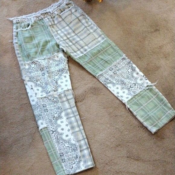 Jaded London Patchwork Jeans - Picture 1 of 14